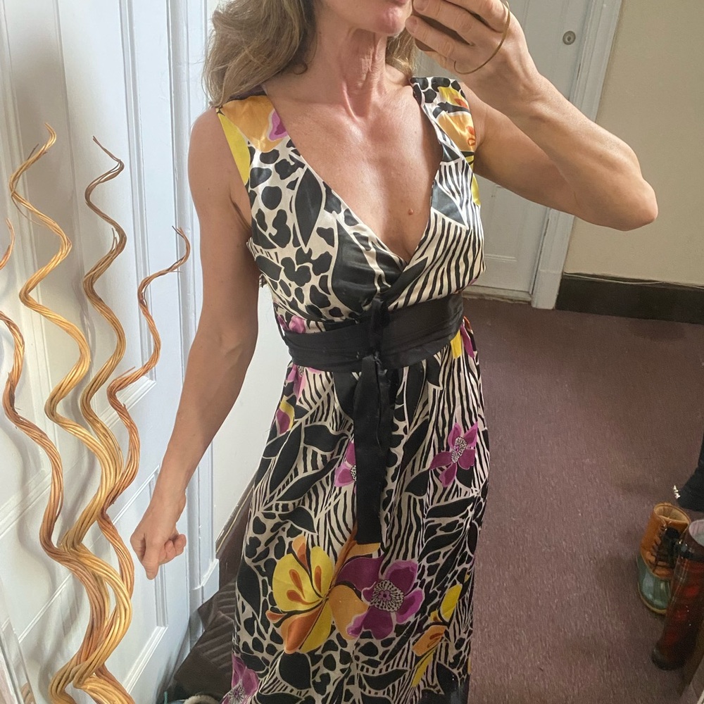 IDOL gorgeous multicolor maxi dress, Sz 10UK / 6US - Picture 9 of 13